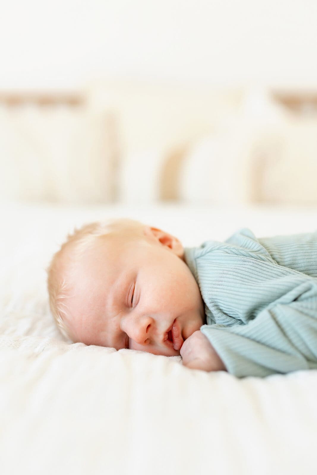 Studio newborn session in Oakdale CA