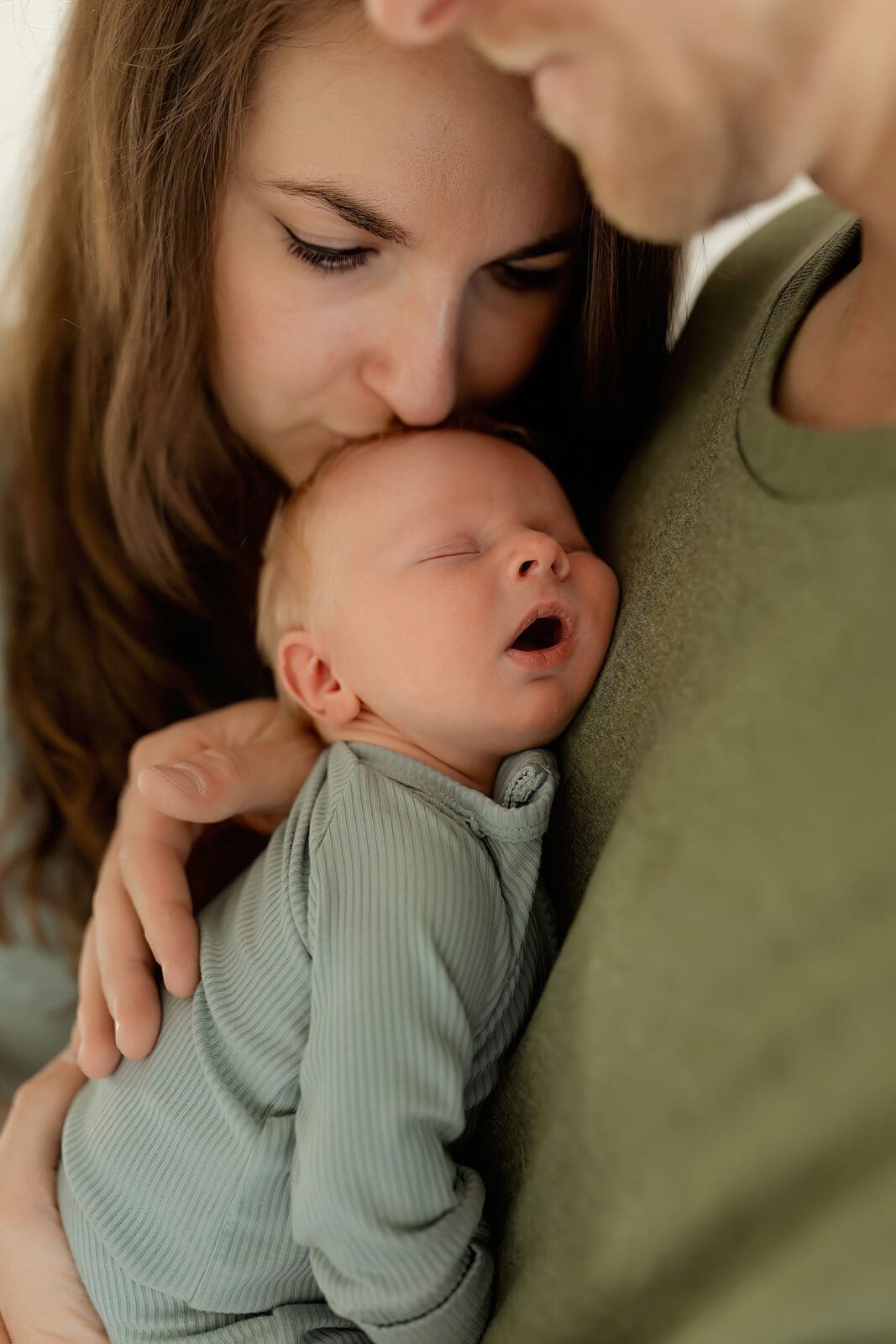 Studio newborn session in Stockton CA